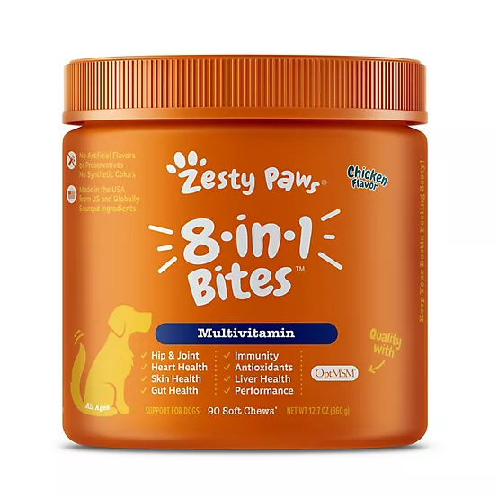 Zesty Paws 8 in 1 bites (dog)